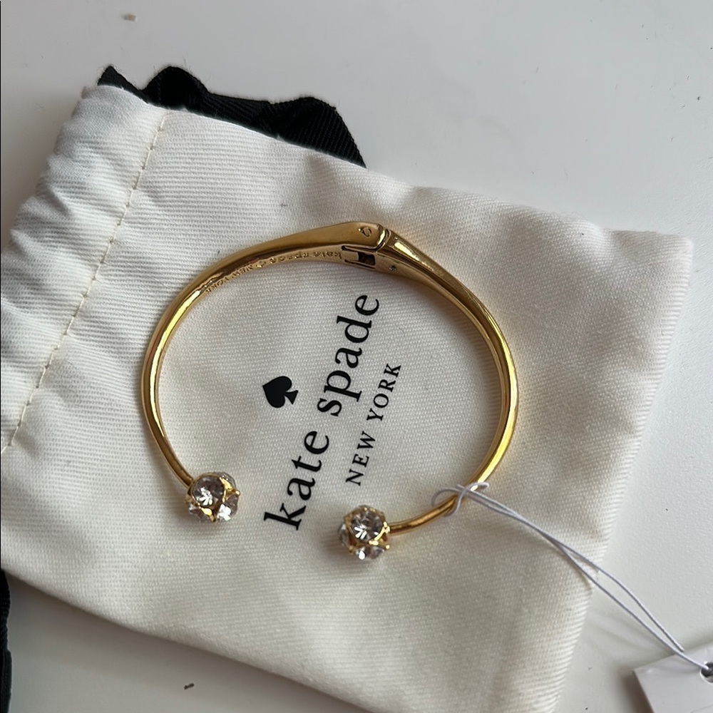 Kate Spade Gold Open-Ended Bracelet